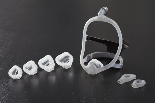 Philips CPAP DreamWisp Nasenmaske, mit den Maskenkissen Small, Medium und Large (DreamWisp Fitpack)
