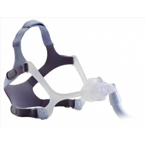 Philips CPAP Wisp SE - ohne Ausatemventil, mit Silikonrahmen & Kopfband - Nasenmaske, Atemmaske